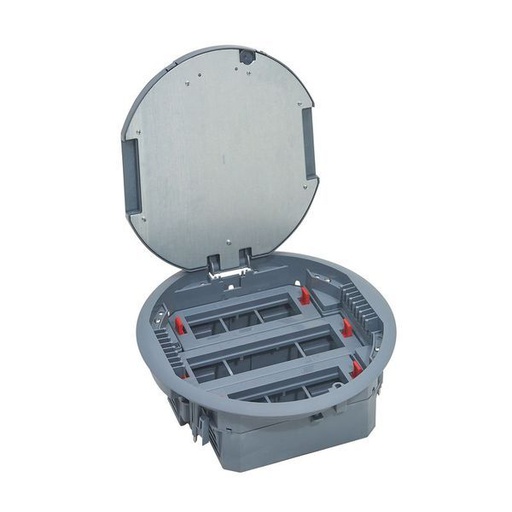 [LEG088126] Boite De Sol Ronde Hauteur Réglable Couv Plastique Pour Pris legrand 088126