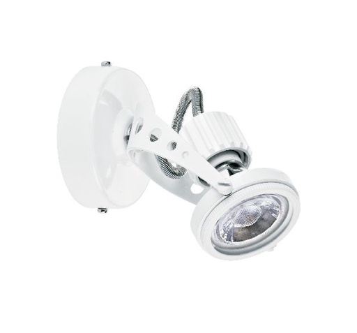 [ARI0238] Yeo 01 - spot sur patère gu10, blanc, a/lpe led 6w 3000k 500lm incl - 0238
