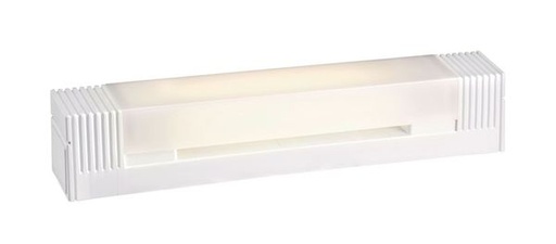 [ARI0255] B.85l 21-réglette s19 ip24 vol.2 a/inter+rasoir, lampe non incl., opal - 0255