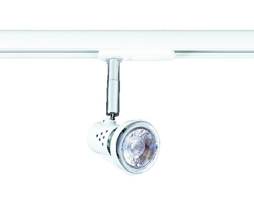 [ARI0260] Rubis 029 - spot rail 1 all. 029 gu10, blanc, a/lpe led 6w 3000k 500lm - 0260