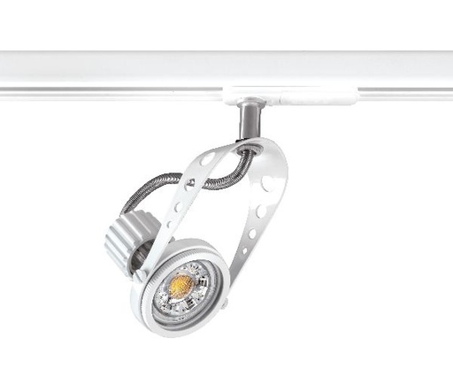 [ARI0268] Yeo 029 - spot rail 1 all. 029 gu10, blanc, a/lpe led 6w 3000k 500lm i - 0268