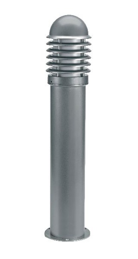 [ARI1709] Caleo 1 - borne ext. ip44 ik07, gris, e27 100w max., lampe non incl., - 1709