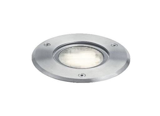 [ARI1741] Luxmur 2 - encastré mur ext. gx53 ip66 ik07, rond, inox, lampe non inc - 1741