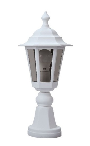 [ARI1938] Niza - borne ext. ip43 ik02, blanc, e27 60w max., lampe non incl., hau - 1938