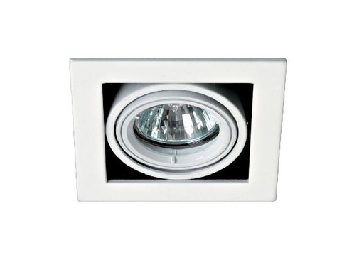 [ARI4170] Quadra 110 - encastré gu5,3, orientable et basc., blanc, lampe non inc - 4170