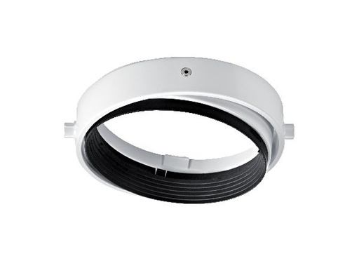 [ARI4196] Quadra 185-support p/lampe g53 ar111, rond, orient.et basc, blanc,lamp - 4196