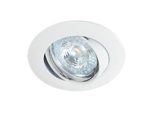 [ARI4559] Lunar 230 cx -encastré gu10, rond, basc., blanc, connex. s/outil, lamp - 4559