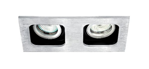 [ARI4723] Square 100-12 - encastré gu5,3, rectang., orient. et basc., alu, lampe - 4723