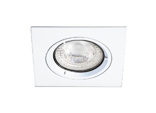 [ARI4850] Speed 50 c 12 - encastré gu5,3, carré, fixe, blanc, lampe non incl. - 4850