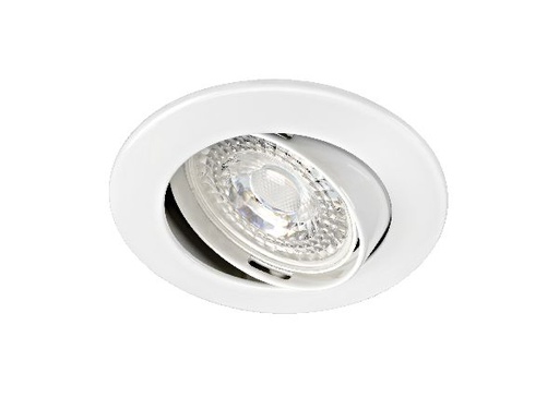 [ARI4874] Lunar 50-12 - encastré gu5,3, rond, basculant, blanc, lampe non incl. - 4874