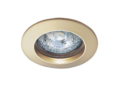 [ARI4881] Disk - encastré gu10, rond, fixe, doré, lampe non incl.,conx°s/outil - 4881
