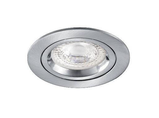 [ARI4894] Speed 50 r 230 - encastré gu10, rond, fixe, nickel, lampe non incl. - 4894