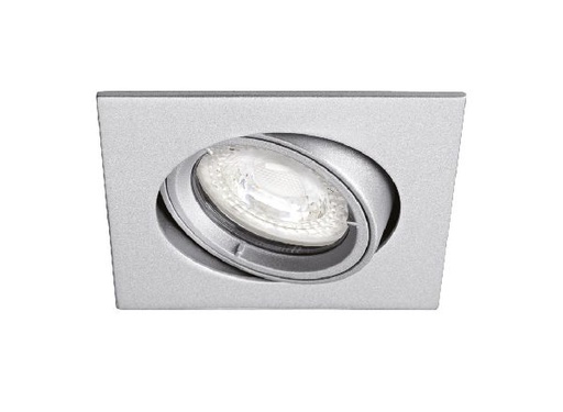 [ARI4973] Speed 70 c 230 - encastré gu10, carré, basculant, nickel, lampe non in - 4973