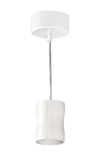 [ARI50378] Mini curves - suspension, alu blc, led intég. 4,8w 3000k 400lm - 50378