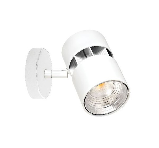 [ARI50573] Ninety 01 - proj. s/patère, blanc, angle 70°, led intég. 30w 4000k 300 - 50573