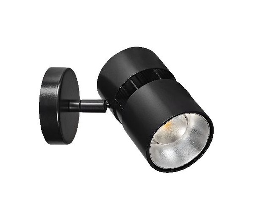 [ARI50577] Ninety 01 - proj. s/patère, noir, angle 70°, led intég. 30w 4000k 3000 - 50577