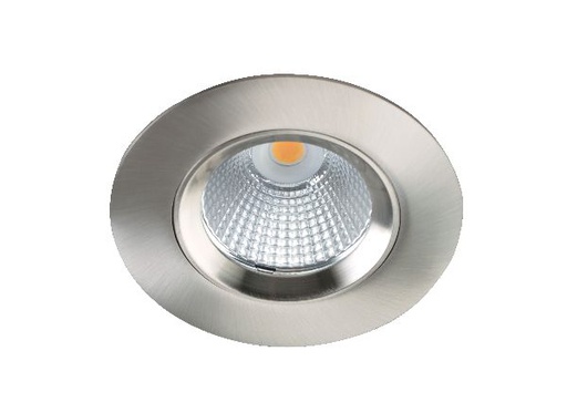 [ARI50638] Dl-084 - encastré ip20/44, recouvrable, nickel, led intég. 8w 47° 4000 - 50638