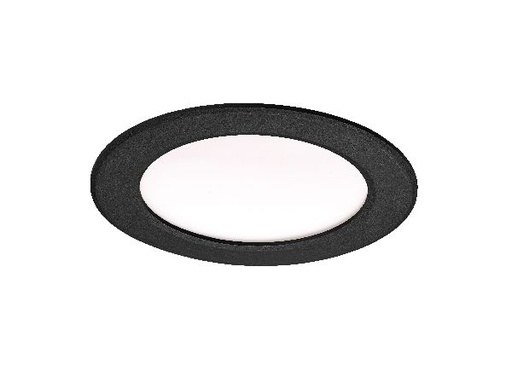 [ARI50702] Flat-iso-downlight ip20/65 recouvr., fixe, noir, led 13w 1050lm 3000/4 - 50702
