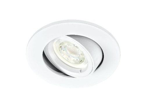 [ARI50735] Dlt-iso 75 - encastré gu10 bascul., blanc, recouvrable, rt2012, lampe - 50735