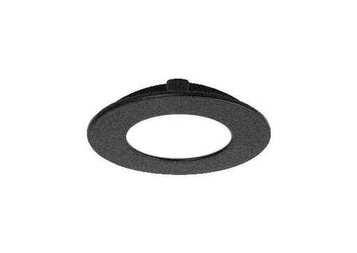 [ARI50803] Flat cct - encastré plat fixe noir 110° led 5w 450lm 3000/4000k (cct) - 50803