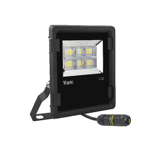 [ARI50826] Twister 3 - proj. ext. ip65 ik08, noir, 90° led intégré 70w 2400k 7700 - 50826