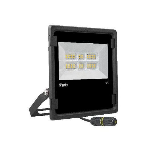 [ARI50828] Twister 3 - proj. ext. ip65 ik08, noir, 90° led intégré 100w 2400k 110 - 50828