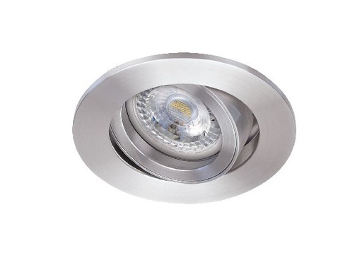 [ARI51008] Tipo r - encastré gu10, rond, orientable, alu, a/lpe led 7w 4000k 670l - 51008