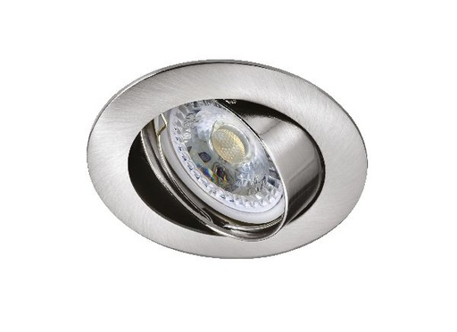 [ARI51043] Galaxy - encastré gu10, rond, basc., nickel, a/lpe led 7w 4000k 670lm - 51043