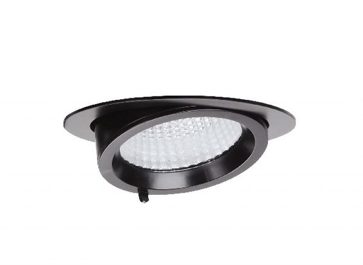 [ARI51254] Randy 3 - downlight rond, orientable, noir, 70°, led intég 36,6w 3000k 3600lm - 51253