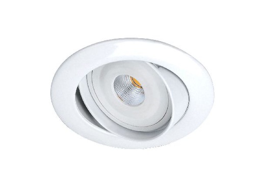 [ARI5205] Galaxy - encastré gu10, rond, basc., blanc, a/lpe led 6w 2700k 460lm i - 5205
