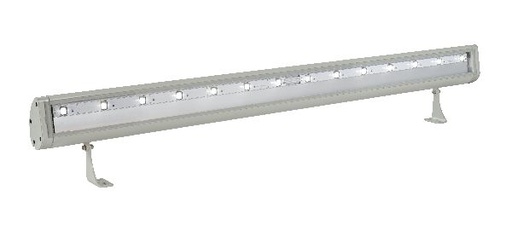 [ARI5371] Zuro -applique ext. ip65 ik07 basc., gris, led intégré 18w 4000k 1400l - 5371