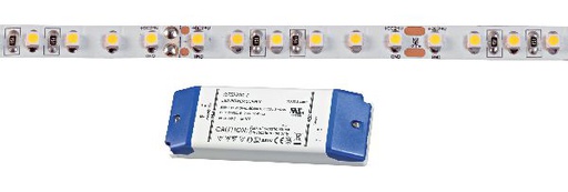 [ARI55250] Flexo-ruban n/protg. ip20 24v 9,2w/m 120 led/m 3000k 650 lm/m, lg 5m,a - 55250