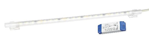 [ARI55430] Kit lumirai led 24- profilé rigide rond led ip20 7,5w 3000k 390lm, ali - 55430