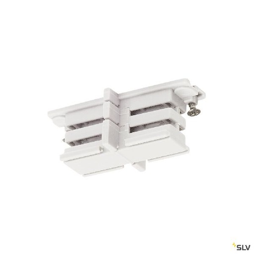 [DC1001382] S-TRACK, mini-connecteur, pour rail 3 allumages, intérieur, blanc 1001382