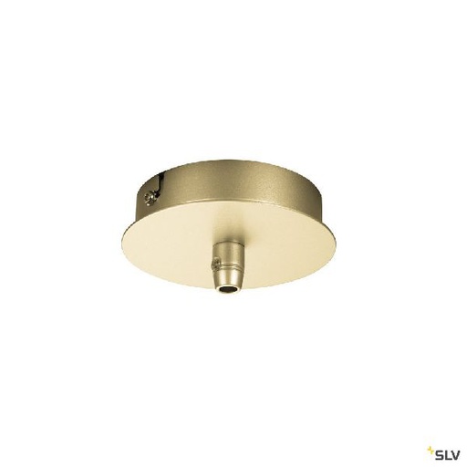 [DC1002163] FITU, patère, intérieure, 1 passe-fil, ronde, doré 1002163