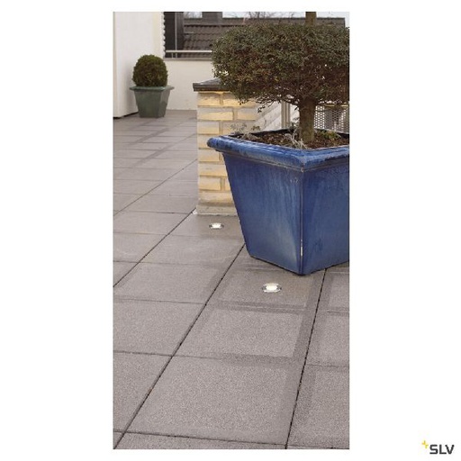 [DC1002188] DASAR FLAT 80, encastré de sol, rond, 4,3W LED, 4000K 1002188