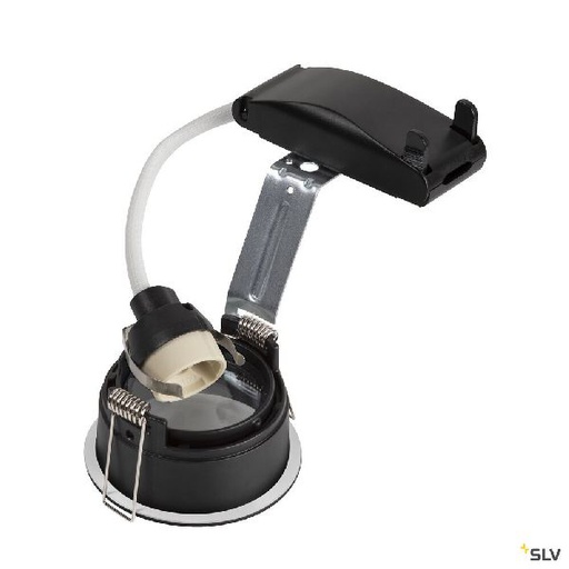 [DC1005435] HORN, encastré plafond intérieur, simple, noir, GU10/QPAR51, 25W max, RT 2012 1005435