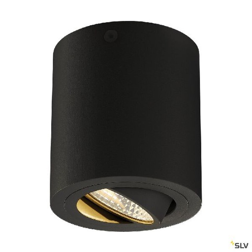 [DC113930] TRILEDO, plafonnier intérieur, simple, rond, noir, LED, 8,1W, 3000K 113930