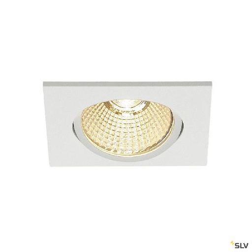 [DC114391] NEW TRIA 68, carré, LED, blanc, 12W, 3000K, 38°, alim inclus 114391