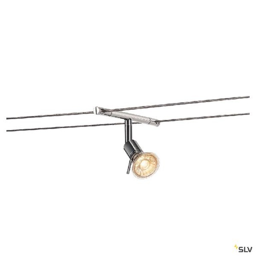 [DC139102] SYROS, spot pour câble tendu, MR16, chrome 139102