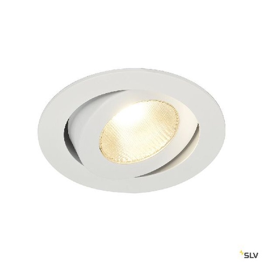 [DC161271] CONTONE®, encastré rond, blanc, LED 16W variable 2000-3000K, lames ressorts 161271