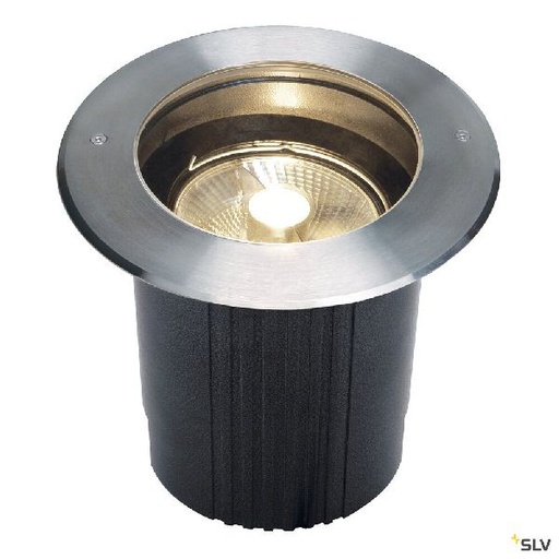 [DC229230] DASAR 215, QPAR111, encastré de sol, rond, inox 316, max. 75W, IP67 229230