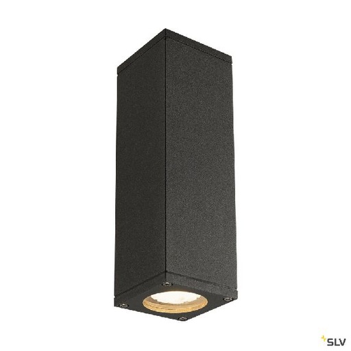 [DC229535] THEO UP/DOWN, applique extérieure, anthracite, GU10/QPAR51, 2x 35W max, IP44 229535