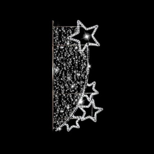 [FES-43102LED-3P0] LILA - Motif ,2mxL0,4m230V Blanc pétillant/bleu - Festilight 43102LED-3P0