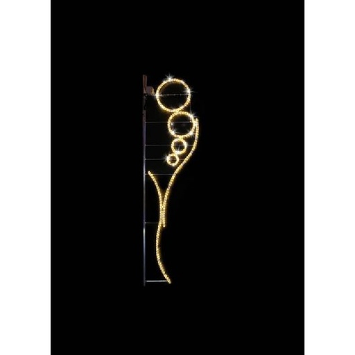 [FES-43152LED-P9] PETILLA - Motif mxL0,8m 230V Blanc chaud pétillant - Festilight 43152LED-P9