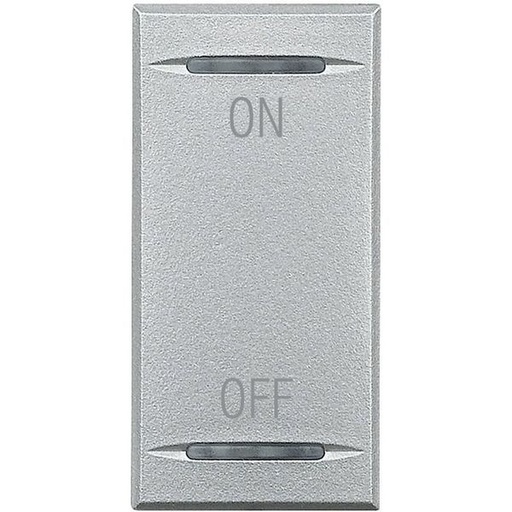 [BTHC4911AG] Mh Axo Alu Manet/B 1M On Off - Bticino HC4911AG