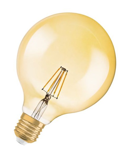 [OSR809406] LED 1906 glob55 fil gold E27 7w 725lm - 809406