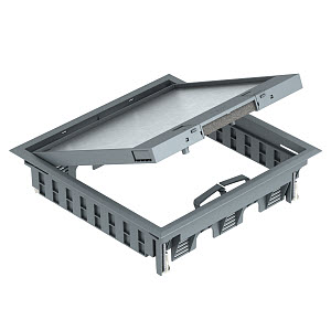 [OBO7405083] Boîtier de sol GES9-3S U 7011 7405083