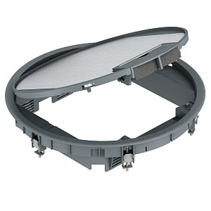 [OBO7405528] Boîtier de sol à bord recouvrant GESR9 U 7011 7405528