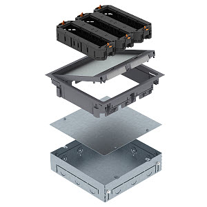 [OBO7427479] Kit boitier de sol complet SFB GES9 7011 MT 7427479